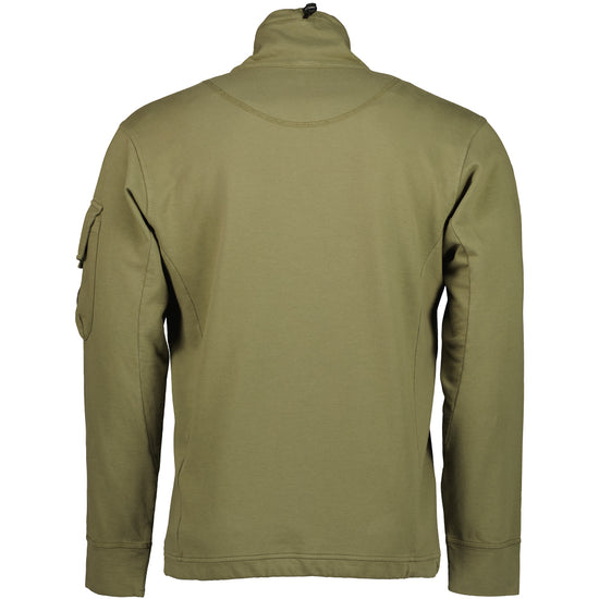 Light Fleece Polo Collar Lens Sweatshirt - Casual Basement