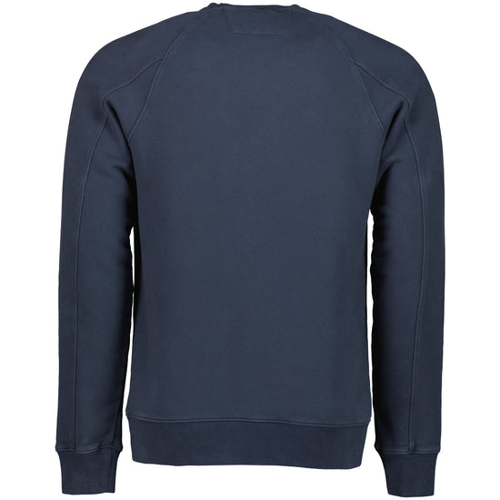 Brushed Fleece Logo Patch Sweatshirt - Casual Basement