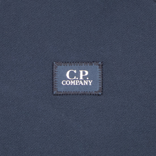 Brushed Fleece Logo Patch Sweatshirt - Casual Basement