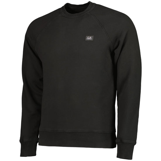 Brushed Fleece Logo Patch Sweatshirt - Casual Basement