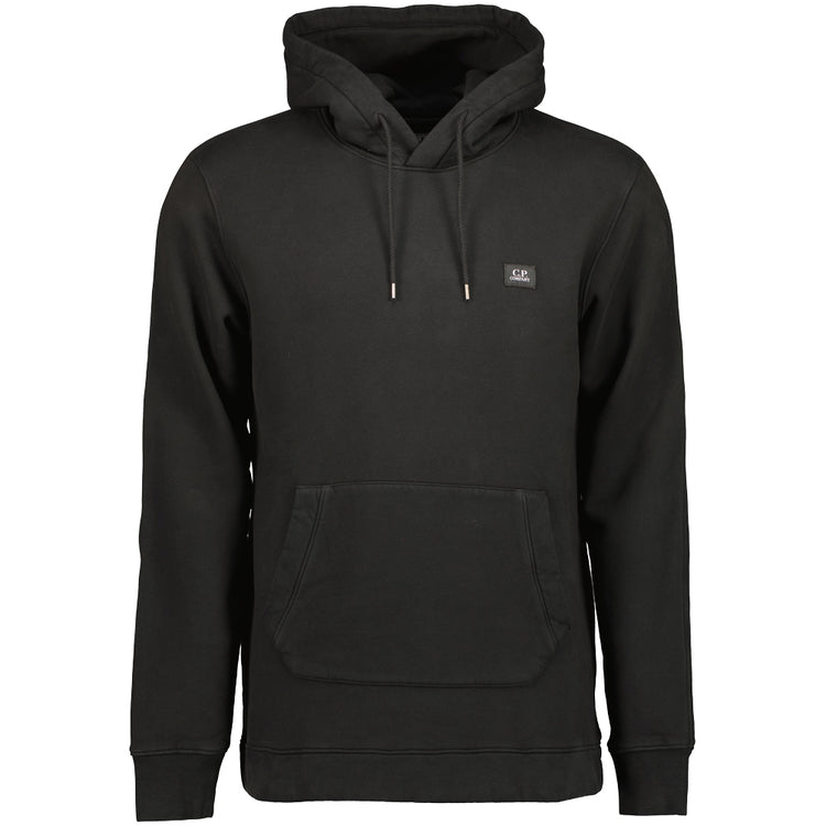 Pullover Logo Patch Hoodie - Casual Basement