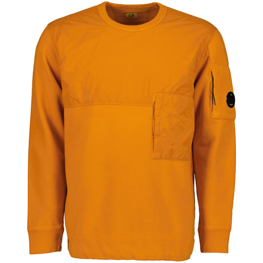 Mixed Fleece Lens Sweatshirt - Casual Basement