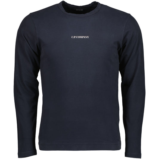 Long Sleeve Logo Print T-Shirt - Casual Basement