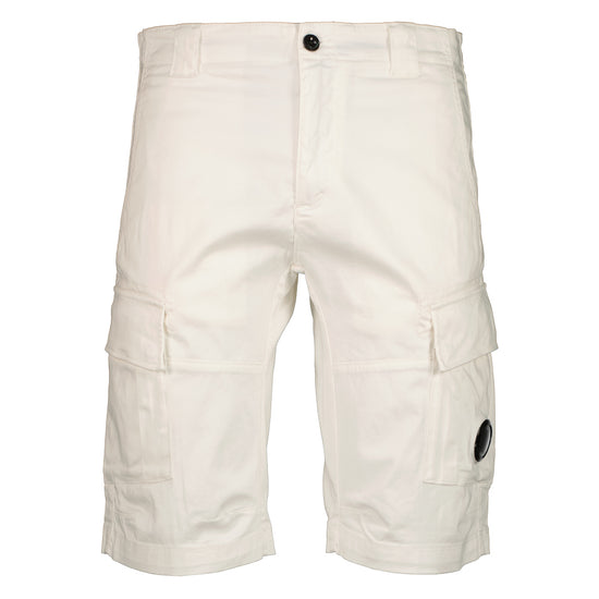 Satin Stretch Lens Cargo Shorts - Casual Basement