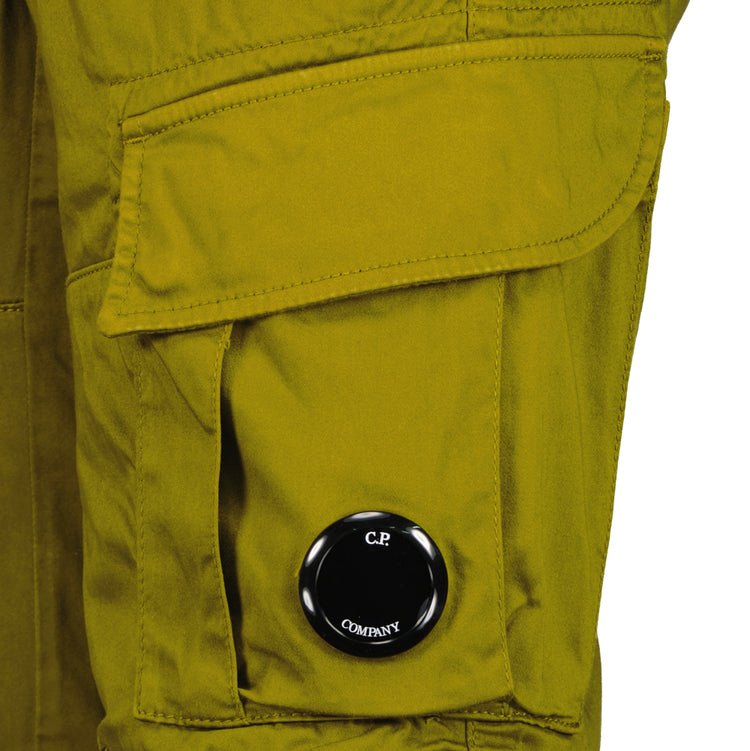 Satin Stretch Lens Cargo Shorts - Casual Basement
