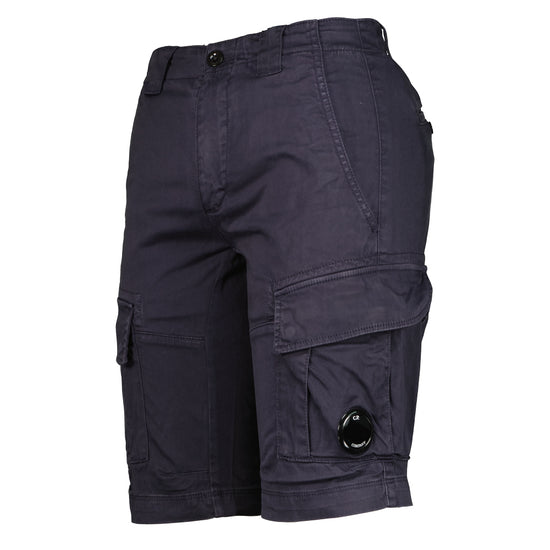 Satin Stretch Lens Cargo Shorts - Casual Basement