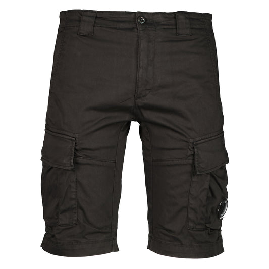 Satin Stretch Lens Cargo Shorts - Casual Basement