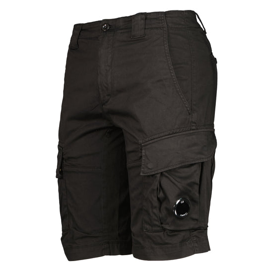 Satin Stretch Lens Cargo Shorts - Casual Basement