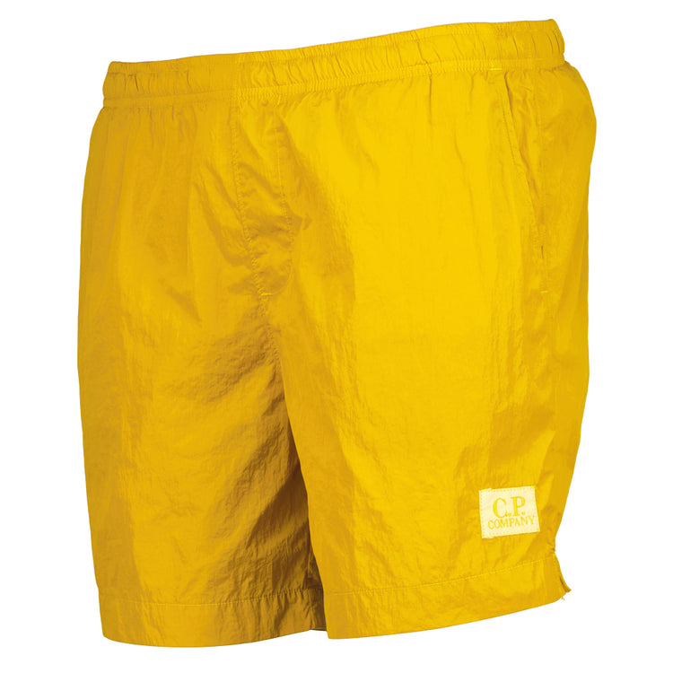 C.P. Company Chrome Boxer Swim Shorts Nugget Gold