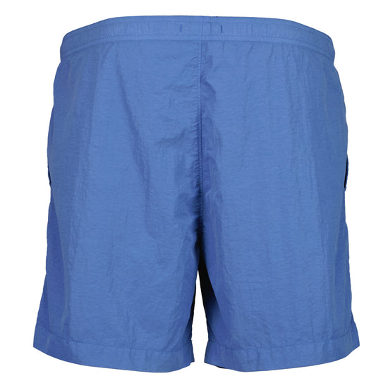 C.P. Company Flatt Nylon Boxer Swim Shorts Blue Quartz