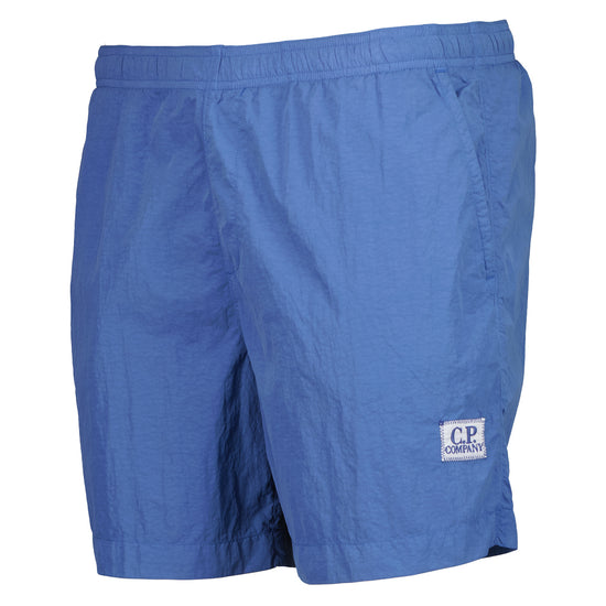 C.P. Company Flatt Nylon Boxer Swim Shorts Blue Quartz