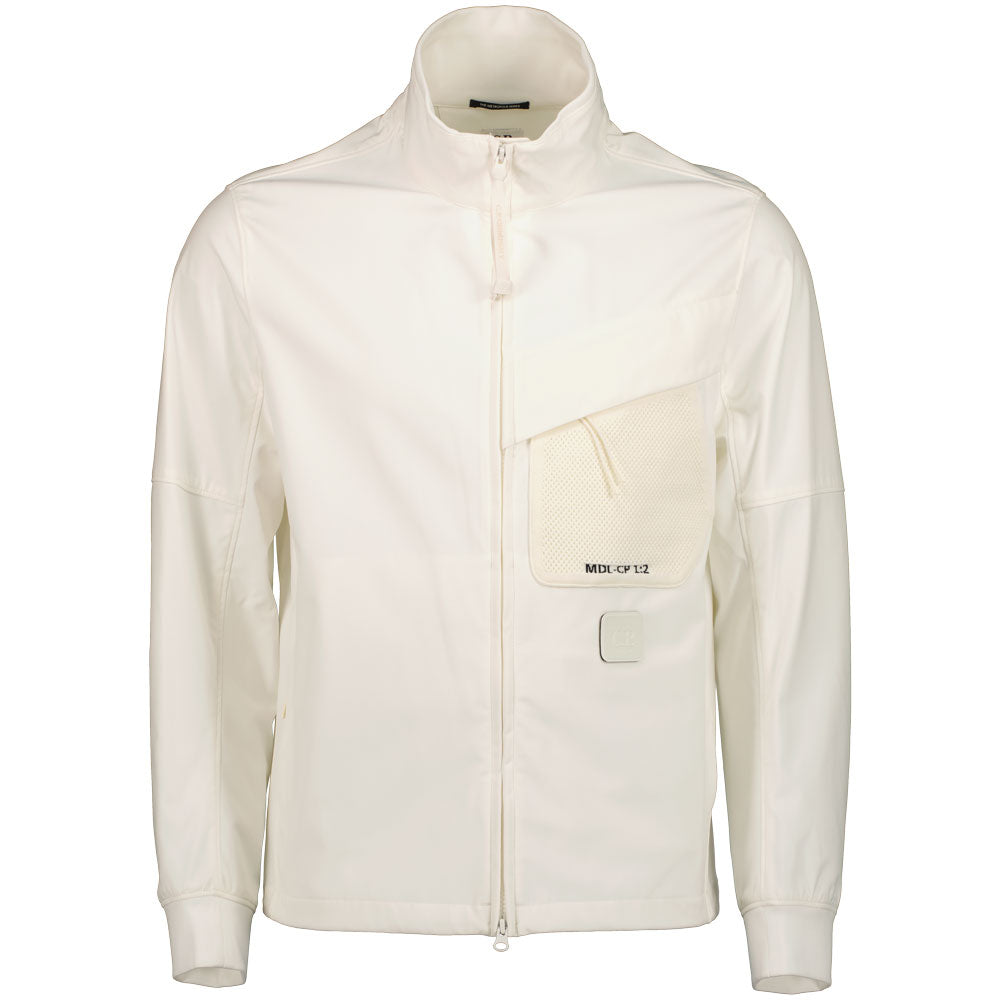 Shell Metropolis C.P. Company | Shell-R Metropolis Jacket - Gauze White