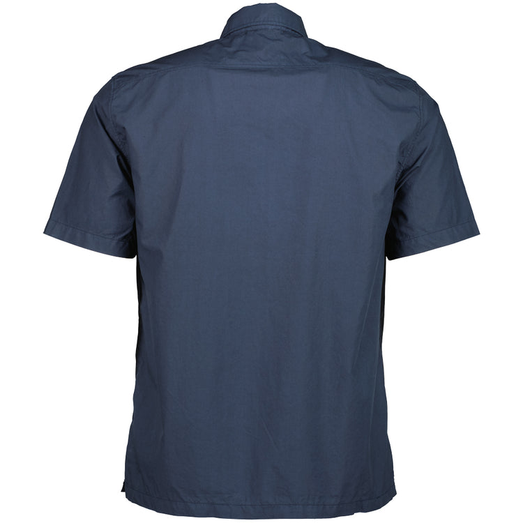 Short Sleeve Popeline Shirt - Casual Basement
