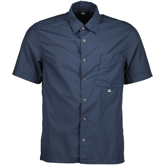 Short Sleeve Popeline Shirt - Casual Basement