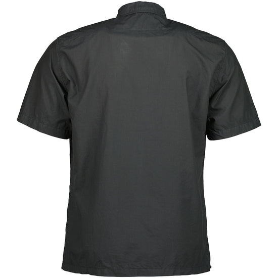 Short Sleeve Popeline Shirt - Casual Basement