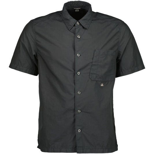 Short Sleeve Popeline Shirt - Casual Basement