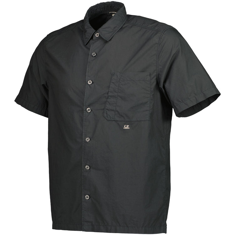 Short Sleeve Popeline Shirt - Casual Basement
