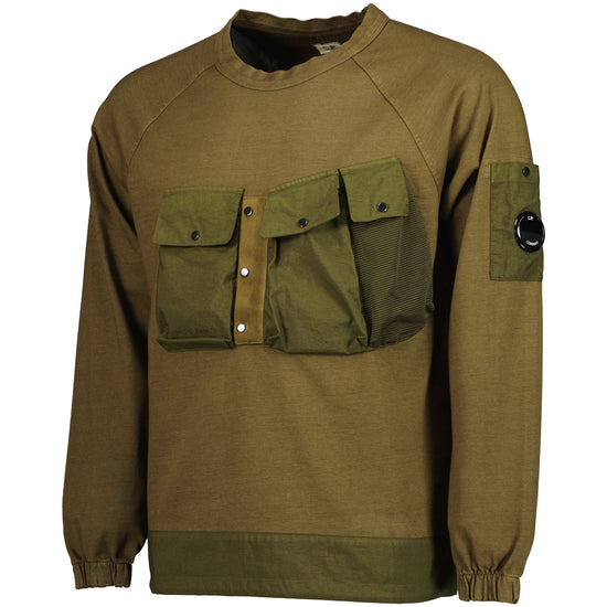 Mixed Heavy Jersey Lens Sweatshirt - Casual Basement