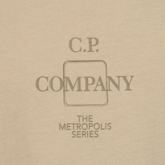 Metropolis Embossed Logo T-Shirt - Casual Basement