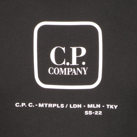 Metropolis Logo Print T-Shirt - Casual Basement