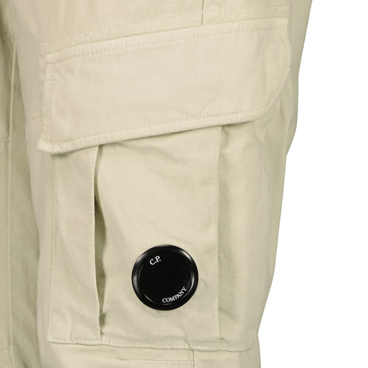 Stretch Cotton Lens Cargo Pants - Casual Basement