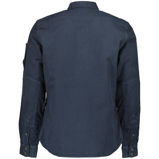 Moleskin Zip Up Lens Overshirt - Casual Basement