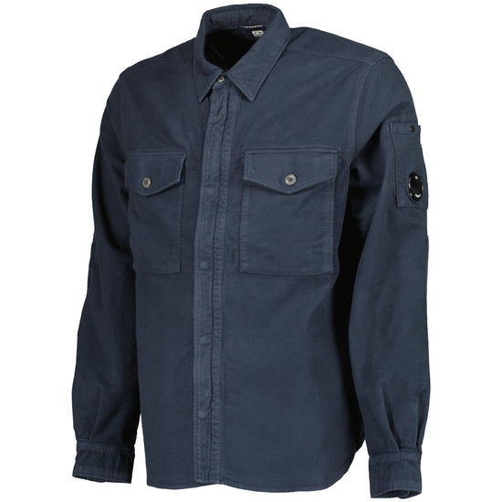 Moleskin Zip Up Lens Overshirt - Casual Basement