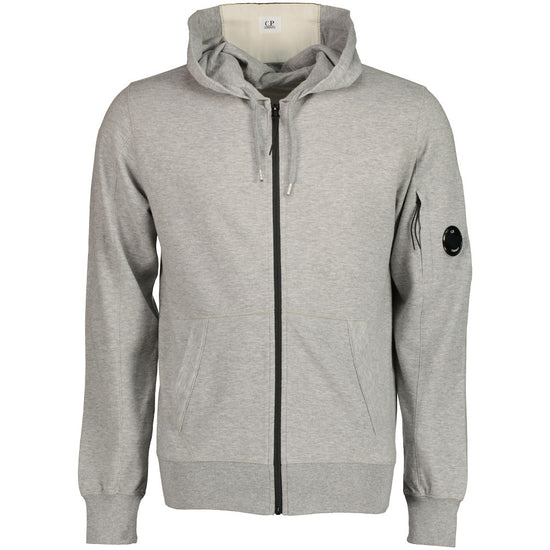 Light Fleece Lens Zip Hoodie - Casual Basement