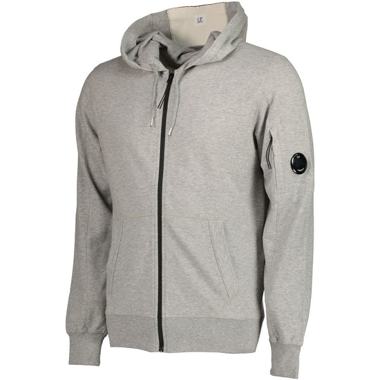 Light Fleece Lens Zip Hoodie - Casual Basement