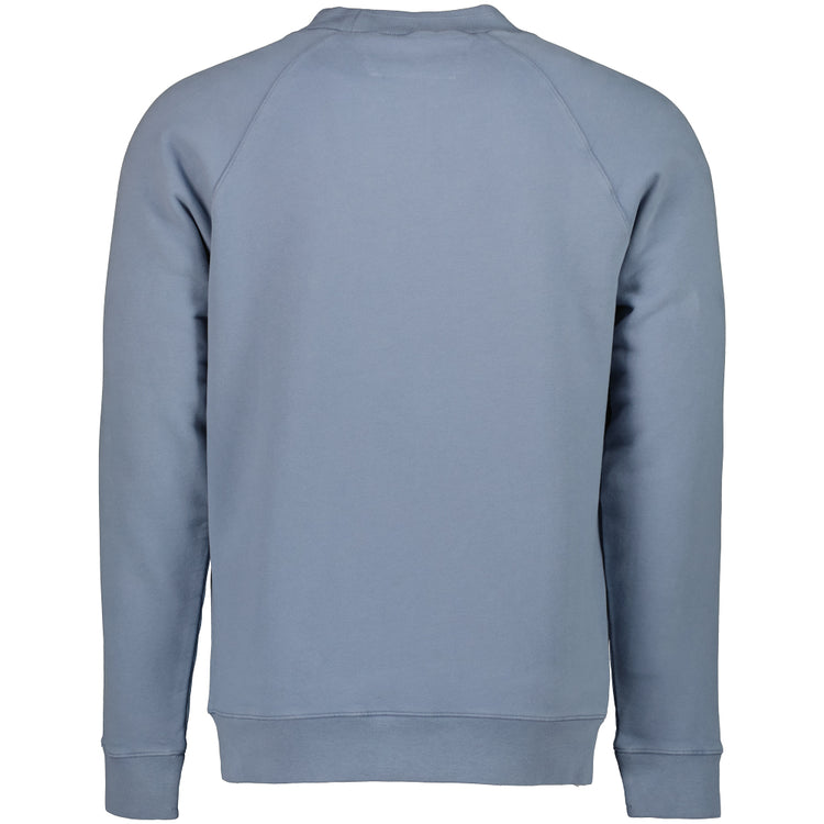 Brushed Fleece Centre Logo Sweatshirt - Casual Basement