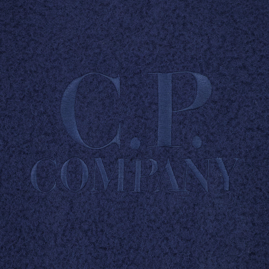 Wool Polar Fleece Logo Hoodie - Casual Basement