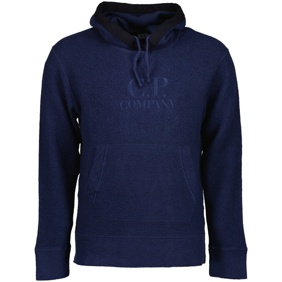 Wool Polar Fleece Logo Hoodie - Casual Basement