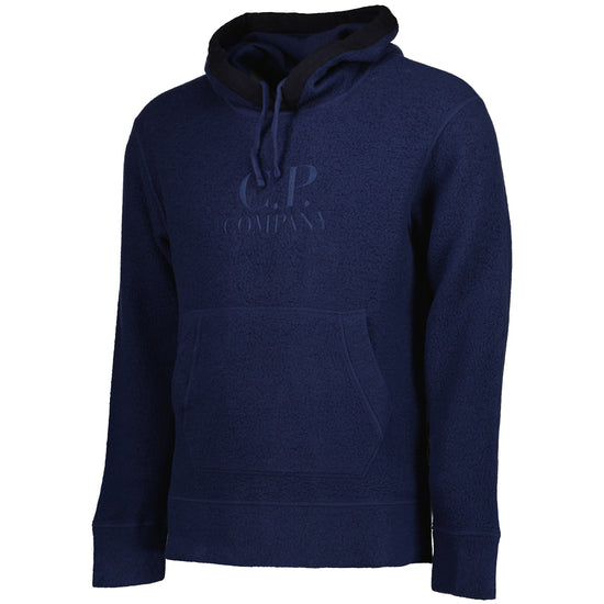 Wool Polar Fleece Logo Hoodie - Casual Basement