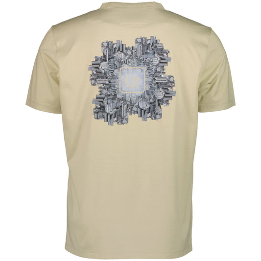 Metropolis Box Logo & Graphic Print T-Shirt - Casual Basement