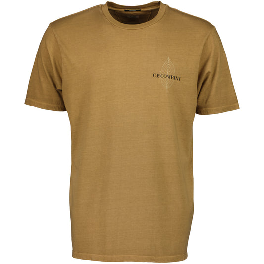 Resist Dyed Leaf T-Shirt - Casual Basement