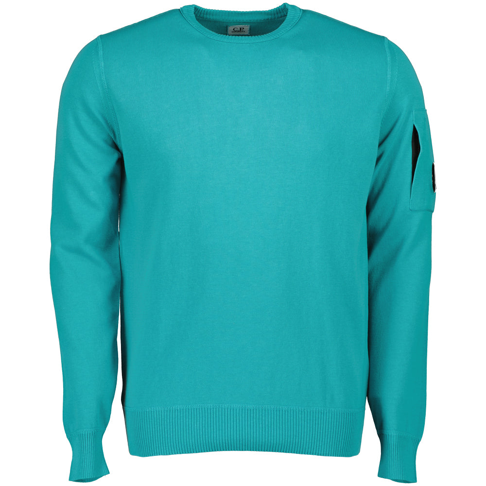 スウェット・トレーナー C.P. COMPANY Lens Patch Sweatshirt Light Blue C.P. COMPANY Lens Patch Sweatshirt Light Blue