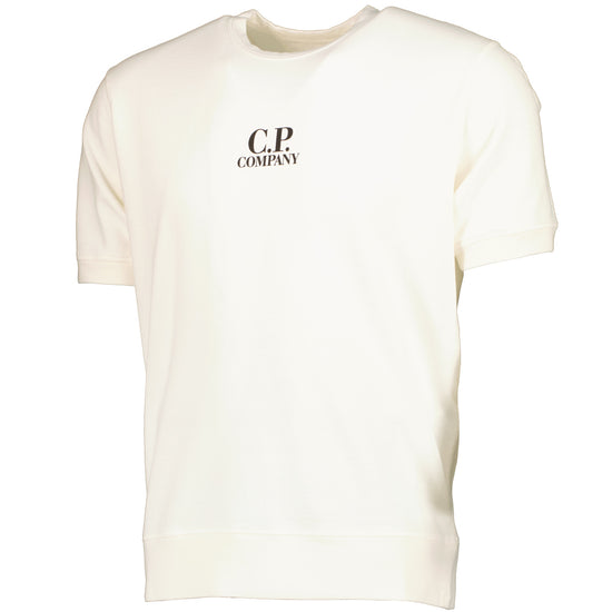 Short Sleeve Light Fleece Logo Sweatshirt - Casual Basement