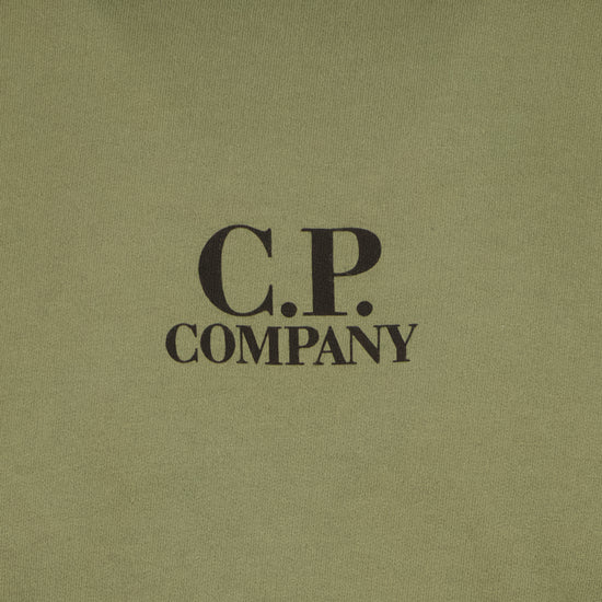 Short Sleeve Light Fleece Logo Sweatshirt - Casual Basement