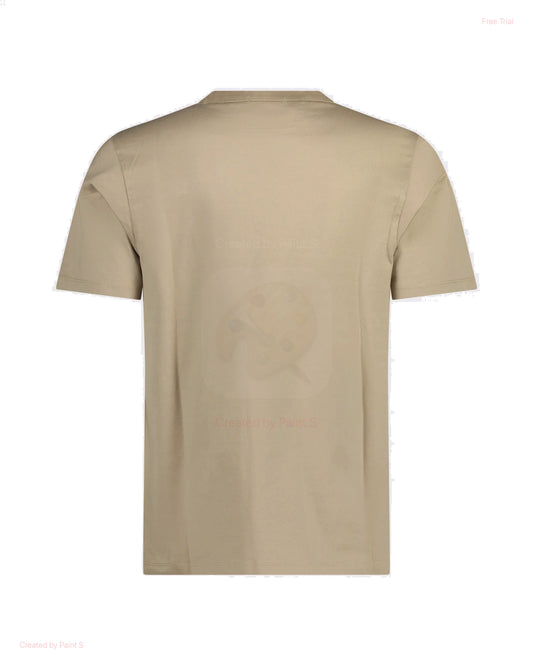 Mercerized Jersey Embroidered Logo T-Shirt - Casual Basement