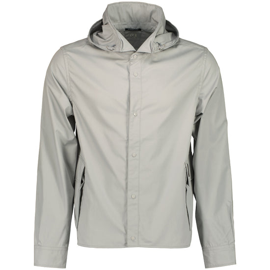Metropolis Gabardine PD Hooded Shirt - Casual Basement