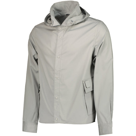 Metropolis Gabardine PD Hooded Shirt - Casual Basement