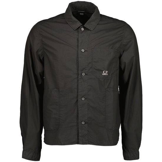 Popeline Embroidered Logo Shirt - Casual Basement