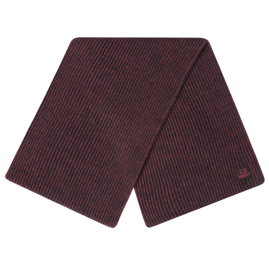 Fleece Knit Logo Scarf - Casual Basement