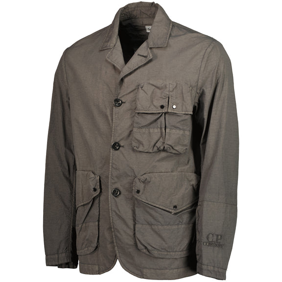 C.P. Company | Flatt Nylon Blazer - Dark Fog Grey
