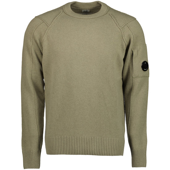 Lambswool Crewneck Lens Knit - Casual Basement
