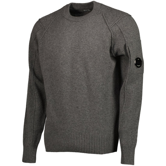 Lambswool Crewneck Lens Knit - Casual Basement