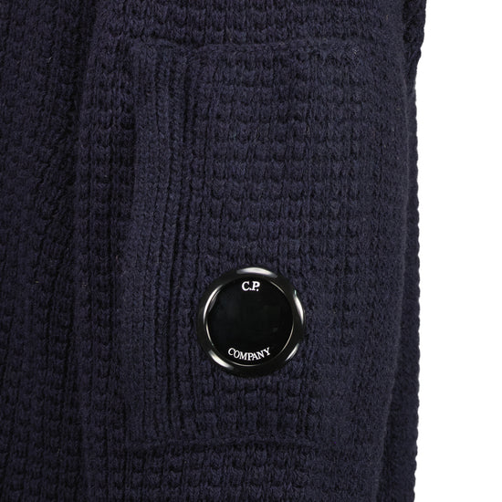 Lambswool Waffle-Knit Lens Jumper - Casual Basement