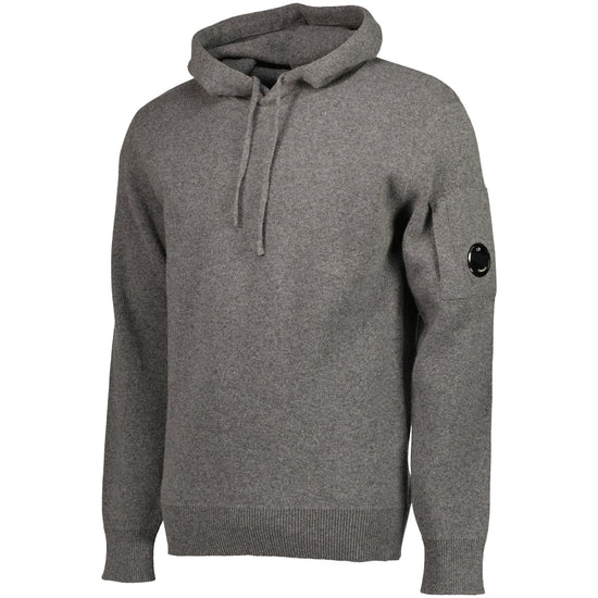 Lambswool Hooded Lens Jumper - Casual Basement