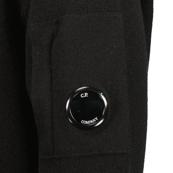 Lambswool Hooded Lens Jumper - Casual Basement