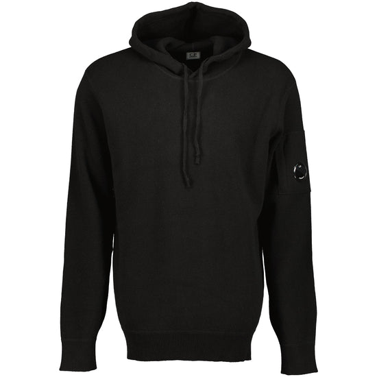 Lambswool Hooded Lens Jumper - Casual Basement